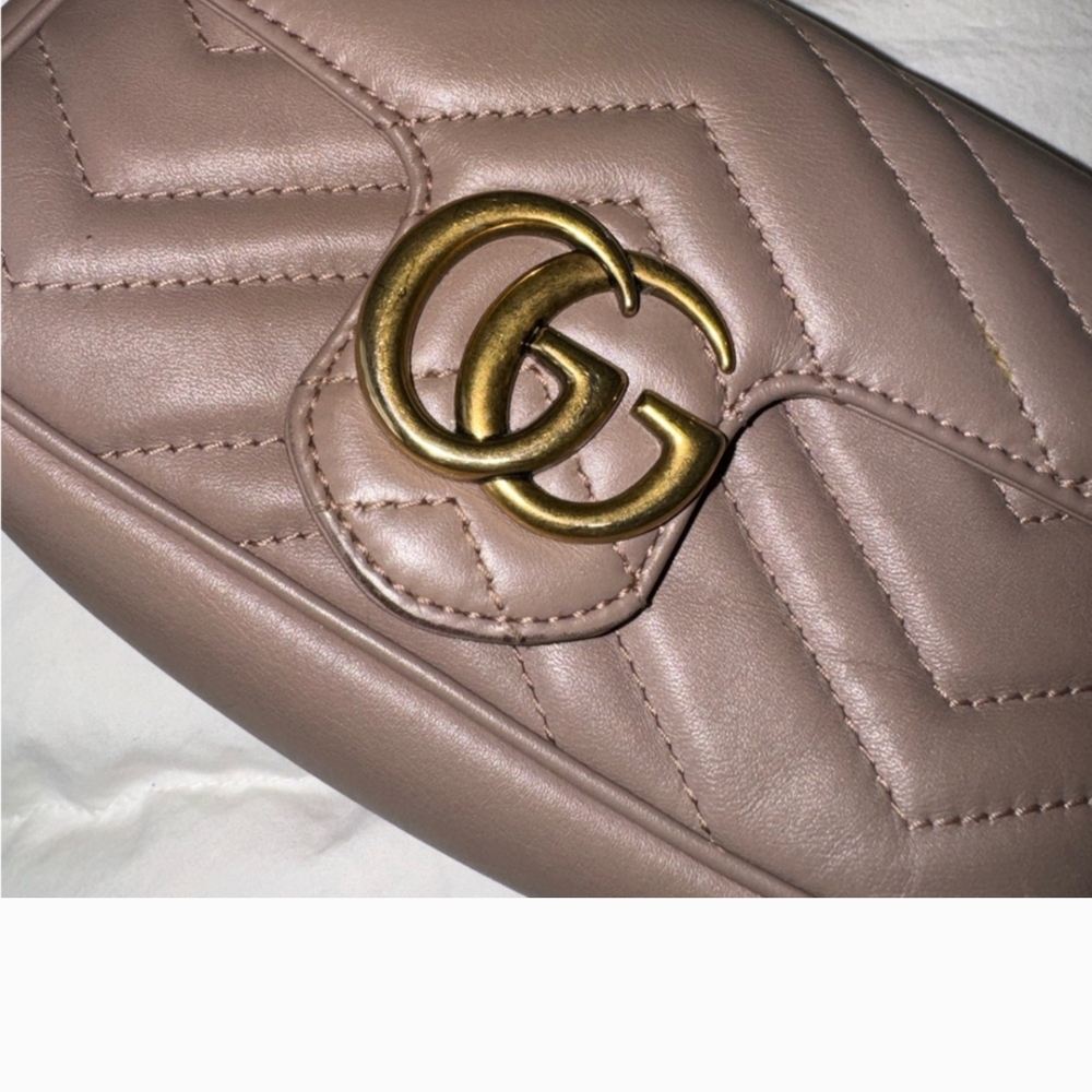 Gucci Pink Quilted Women's Bag